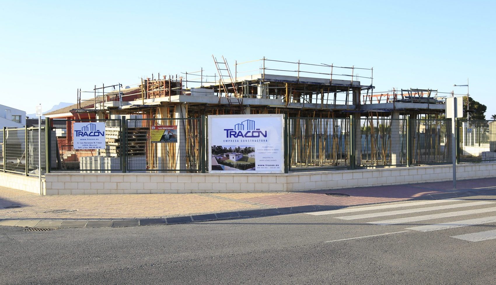 construcción piscina